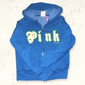 RARE Vintage HTF VS PINK Full Zip Hoodie Med (2nd yr Release)